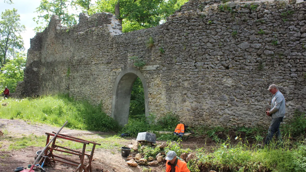 Ruine Holstein Stetten Wanderungen Albverein