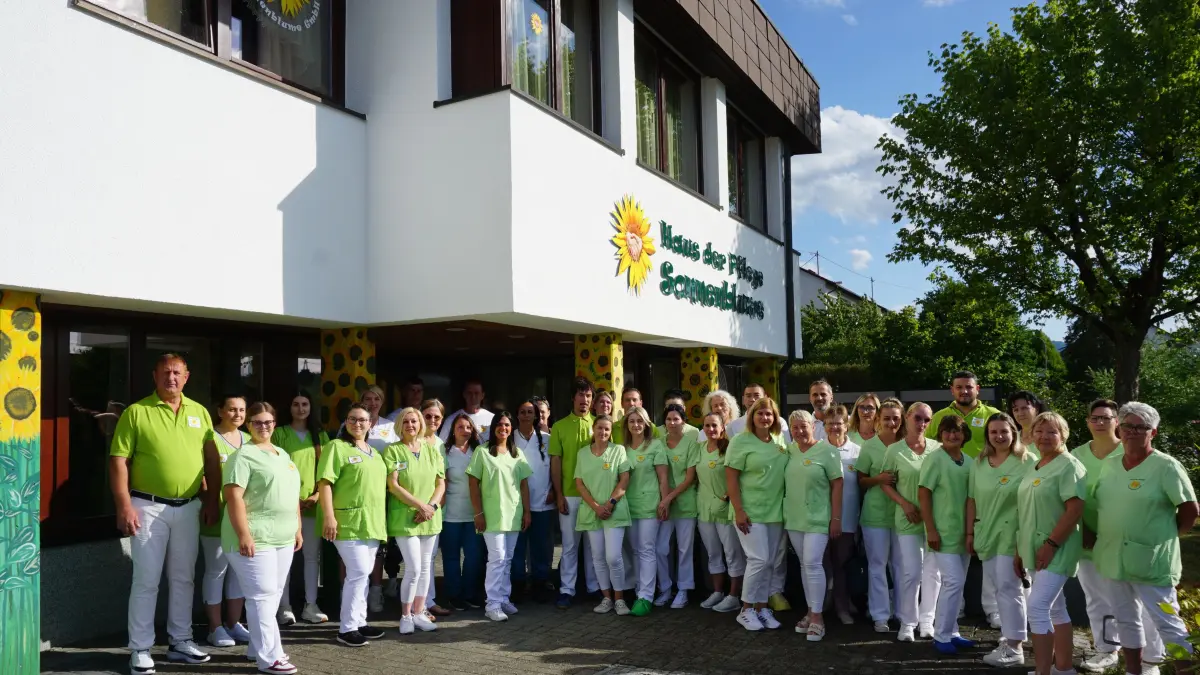 Das Team des Hauses der Pflege Sonnenblume.