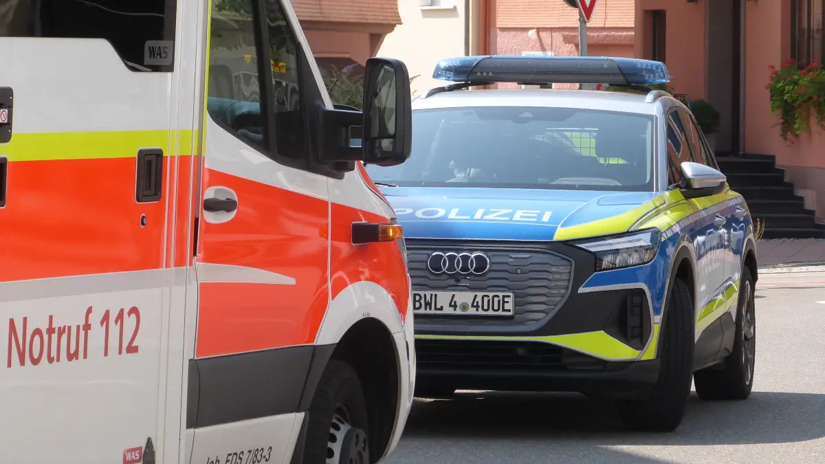 Die Polizei und der Rettungsdienst waren am Donnerstag beim Amtsgericht in Freudenstadt im Einsatz.
