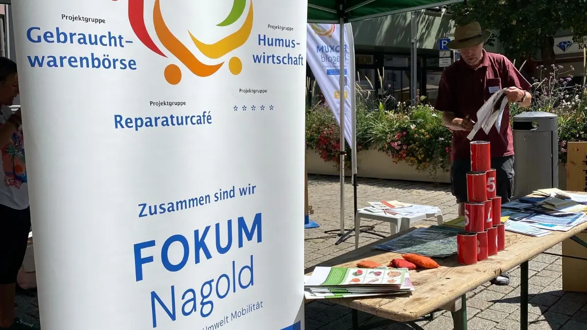 Der FOKUM-Infostand im vergangenen Jahr