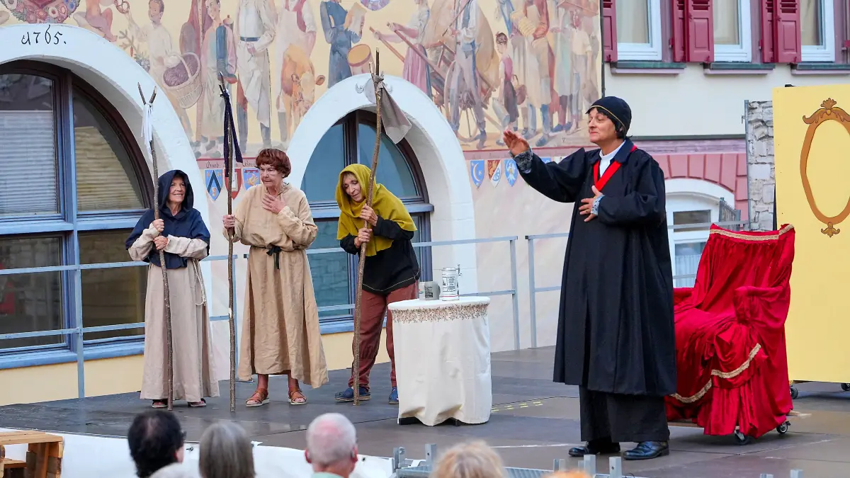 Impressionen vom Theaterabend