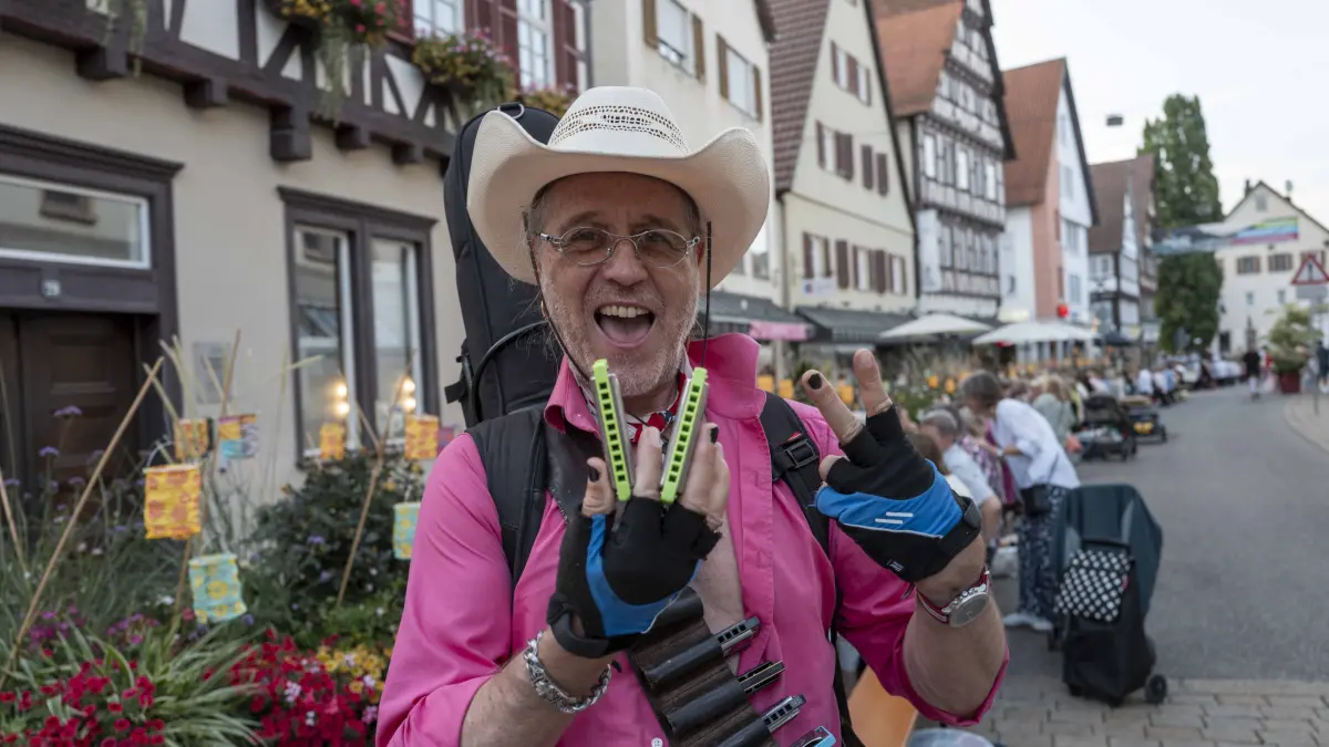 Bei bestem Sommerwetter feierte Nagold in den Abendstunden seine Markttafel.