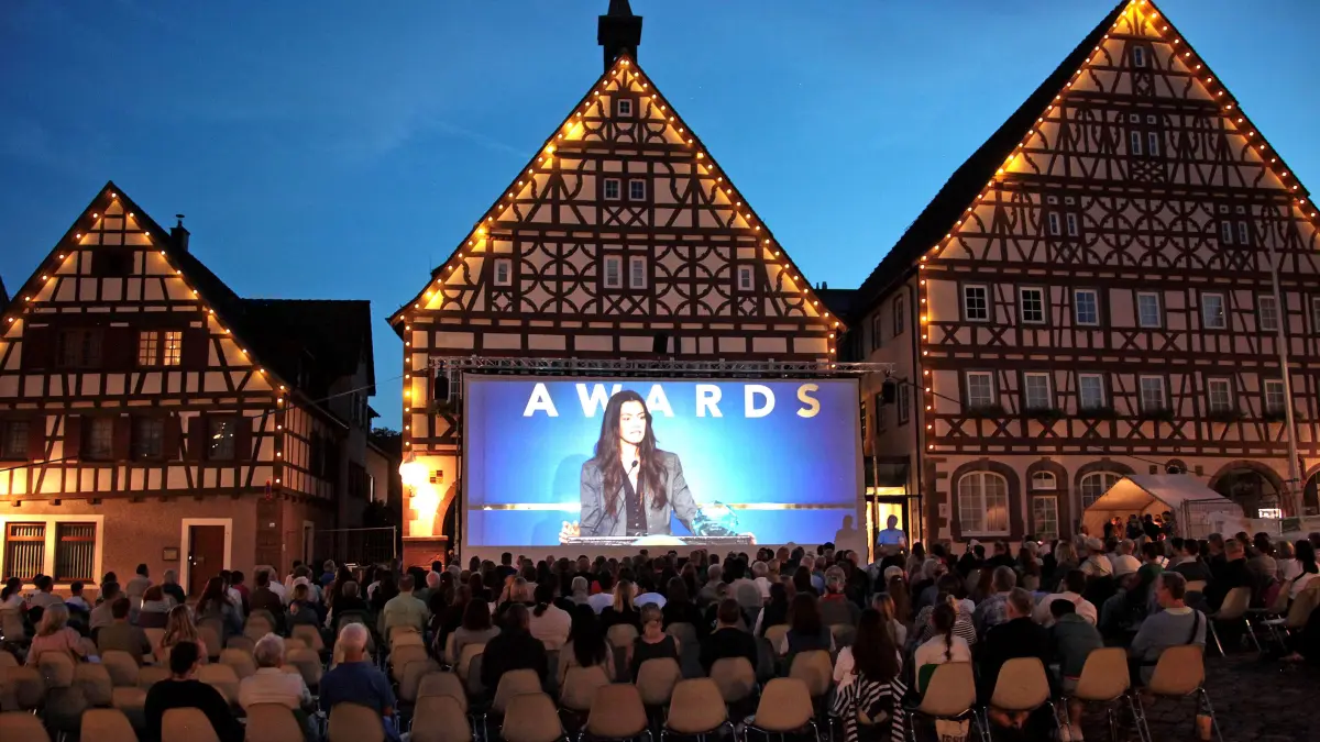 Das Open-Air-Kino vor der Altstadtkulisse lockte an zwei Abenden jeweils rund 250 Besucher an.
