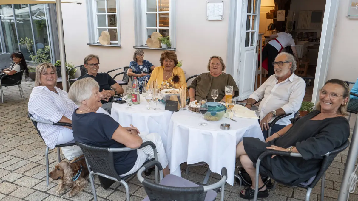 Bei bestem Sommerwetter feierte Nagold in den Abendstunden seine Markttafel.