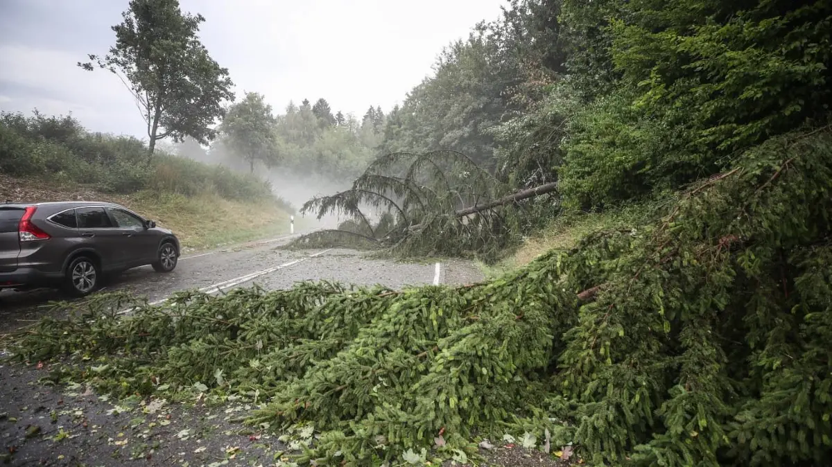 Unwetter Schwenningen