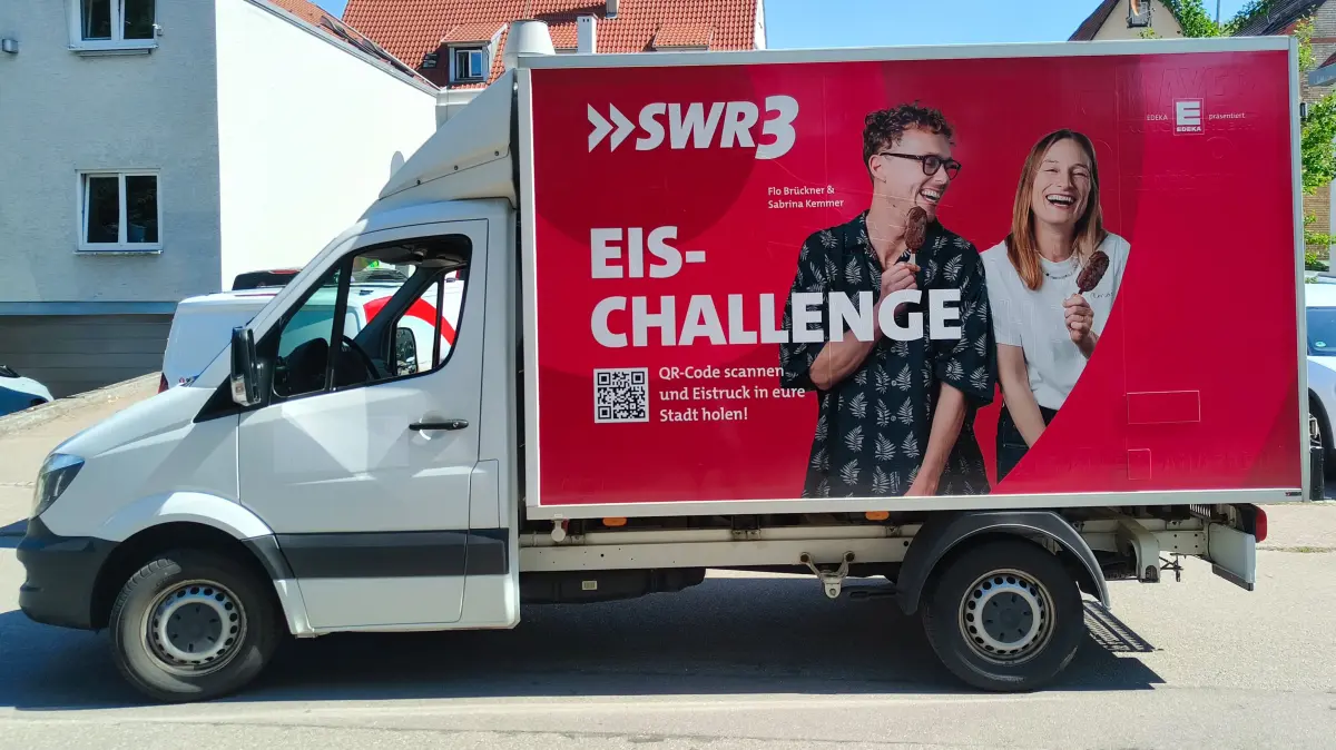 Die „SWR3 Eis-Challenge“ findet vom 3. bis 14. August 2026 in Baden-Württemberg und Rheinland-Pfalz statt.
