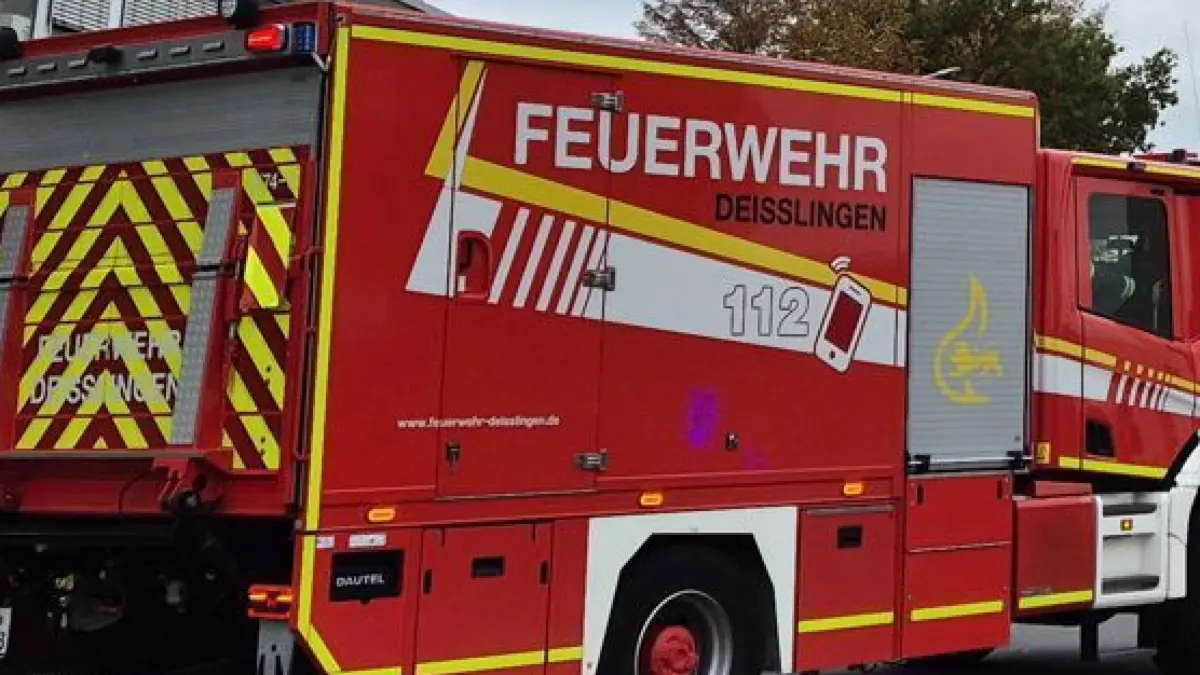 Die Feuerwehr Deißlingen musste ausrücken.