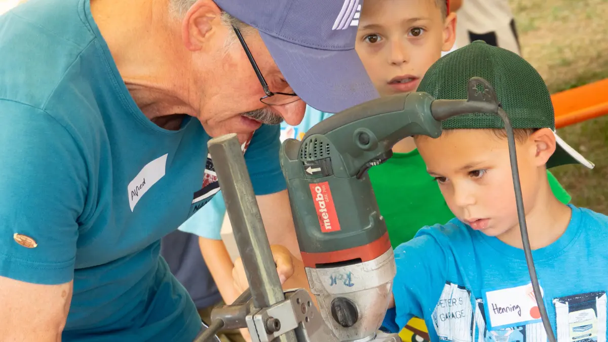 Viel Spaß hatten die teilnehmenden Kinder bei der Sulzer Kreativwerkstatt.