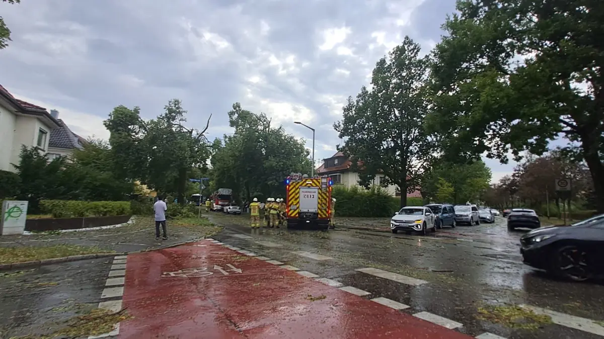 In Villingen-Schwenningen hat am Nachmittag ein Unwetter getobt.