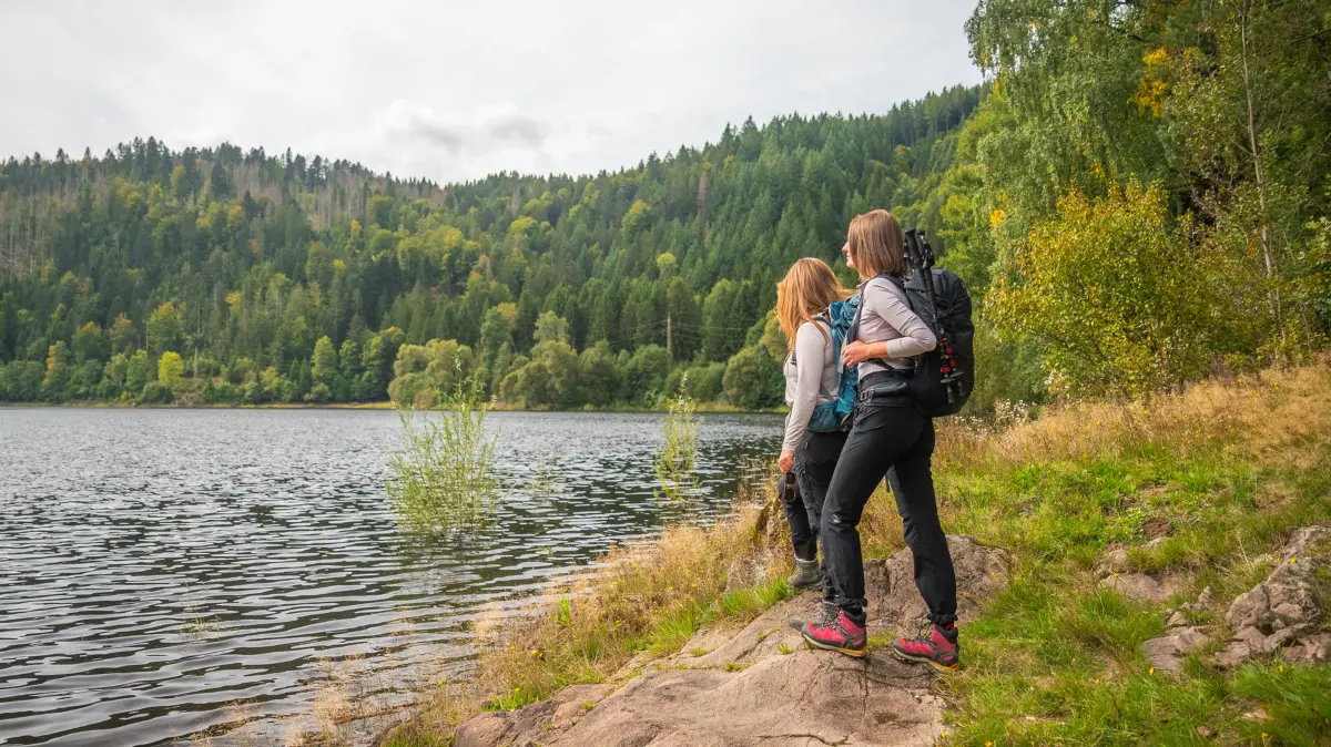 Der Albstausee lädt zum Innehalten und Ausruhen ein.