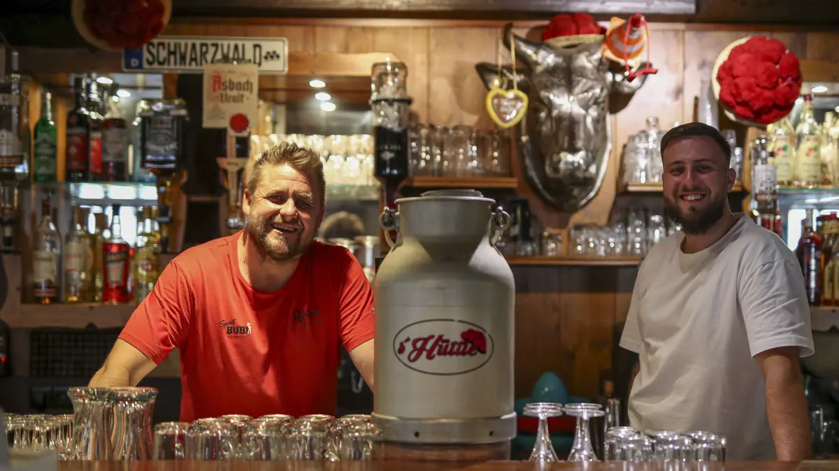 Patrick Fleig und Georgios Raptis s'Hüttle Villingen