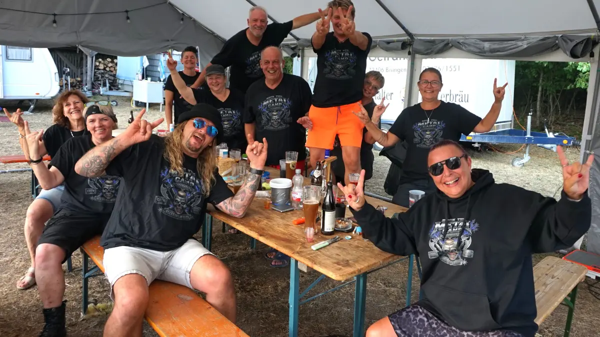 Die gemischte Gruppe aus Balingen kommt seit über 15 Jahren nach Seebronn.