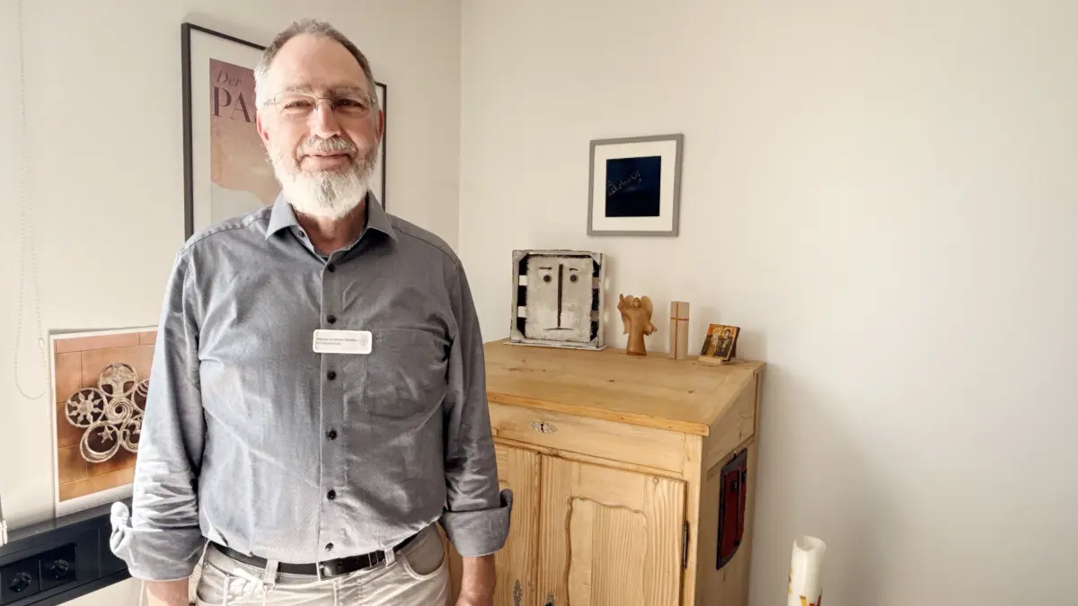 Am 27. September wird der evangelische Pfarrer Andreas Güntter mit einem Gottesdienst in der Predigerkirche in den Ruhestand verabschiedet, in genau jener Kirche, in der er vor 38 Jahren auch Ordination feierte. Das ist eine absolute Seltenheit. Foto: Siegmeier