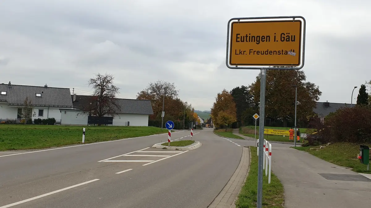 Eutingen im Gäu liegt rund eine Autostunde vom Pforzheimer Stadtteil Eutingen entfernt. (Archivfoto)