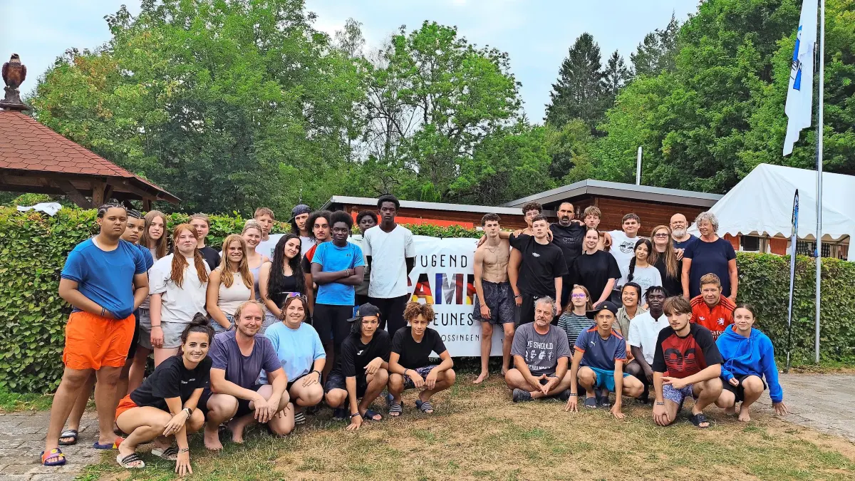Die Jubiläumsauflage des Deutsch-Französischen Jugendcamps startete wie immer im Naturbad Troase und wurde zum fünften Mal zum großen Erfolg.