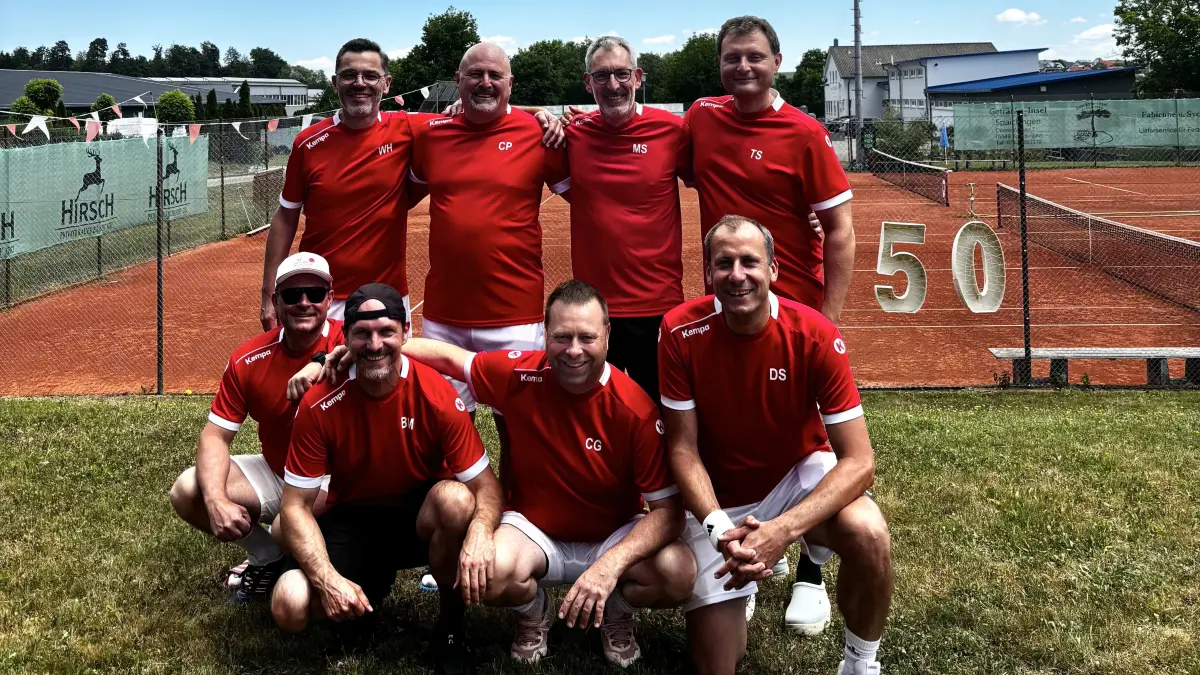 Die Herren 40 des TC Rot-Weiß Villingendorf haben sich in der Bezirksliga die Meisterschaft gesichert.