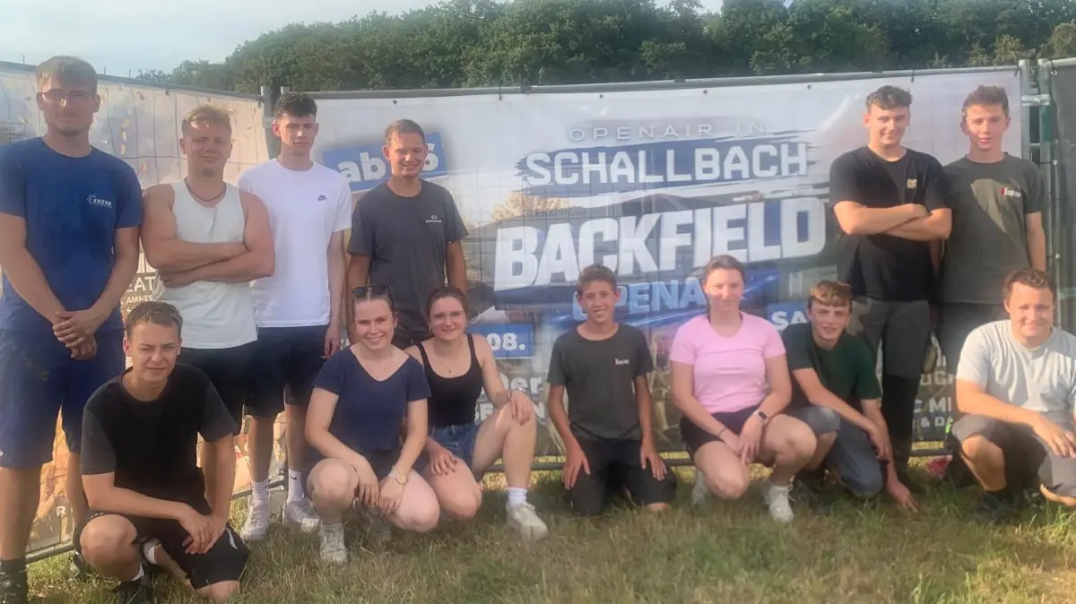 Das Veranstalter-Team baut in dieser Woche die Location auf – am Freitag startet das Festival.