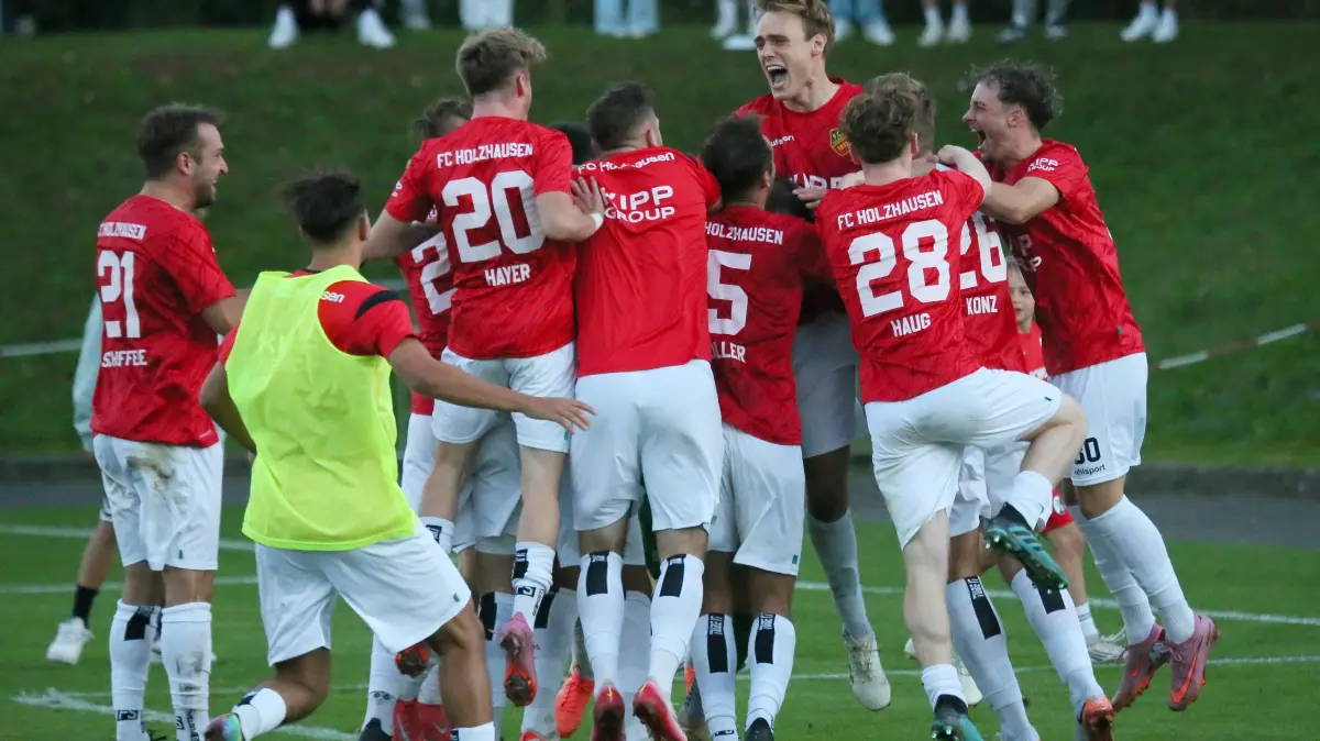 Das sehen Fans am liebsten; eine jubelnde Mannschaft