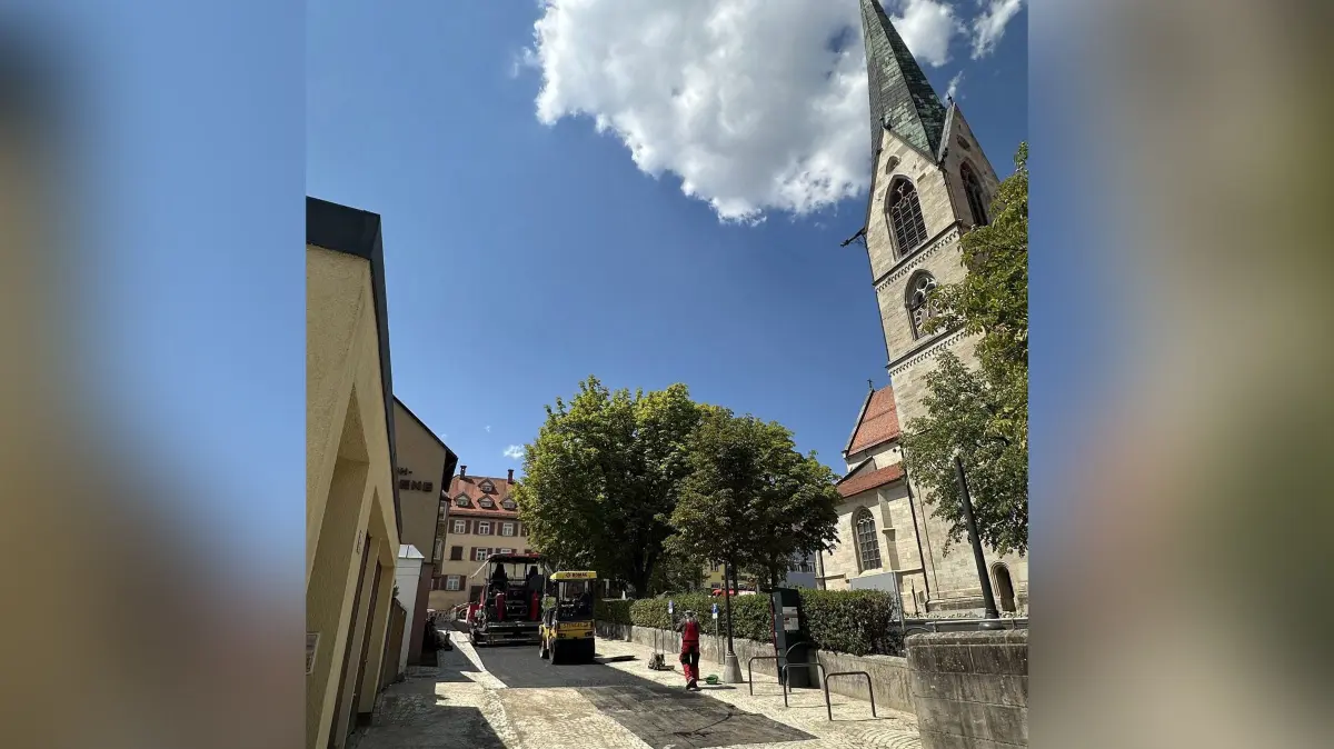 Weitere Baufortschritte meldet die Stadtverwaltung aus der historischen Innenstadt.