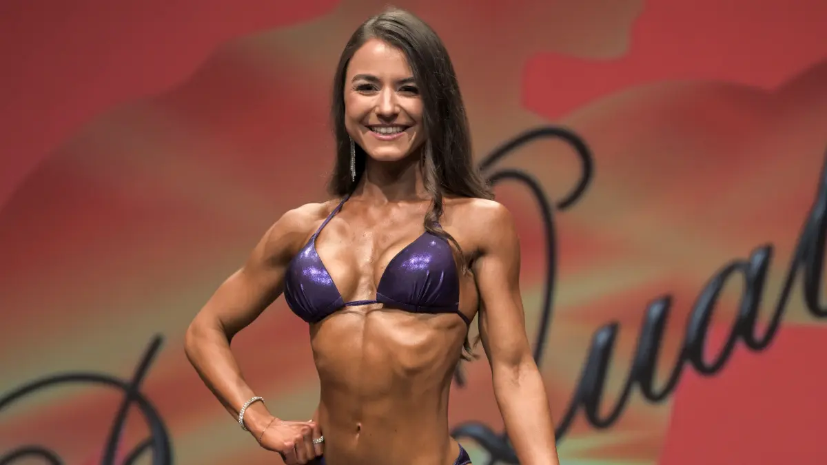 Stefanie Geiser gab in Portugal ihr Debüt als Profi-Bodybuilderin.