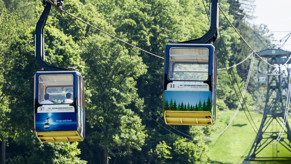 Die Seilbahn am Schauinsland ist die älteste Umlaufseilbahn der Welt.