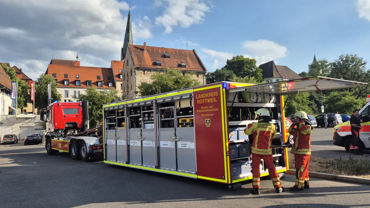 Am frühen Mittwochabend rückt die Feuerwehr zum Kriegsdamm aus: Gasalarm im Bereich der Baustelle.