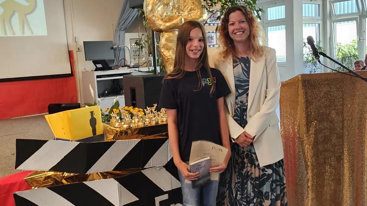 Schulbeste im Schuljahr 2025/2026 war Melina Hauer aus Klasse 5.