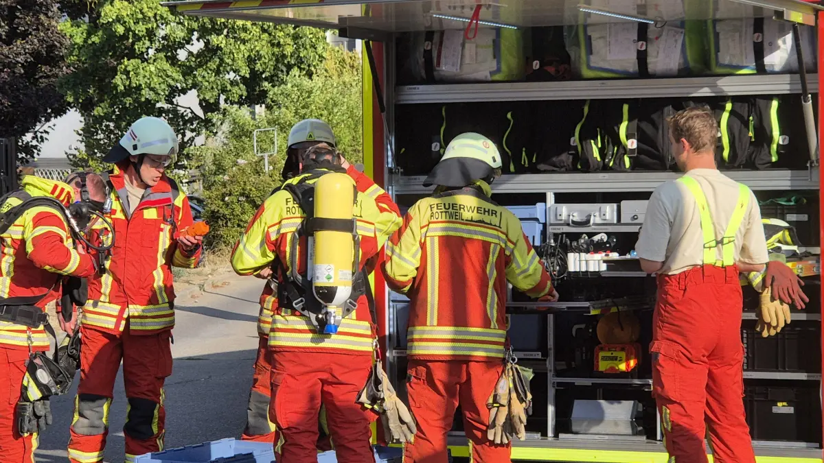 Am frühen Mittwochabend rückt die Feuerwehr zum Kriegsdamm aus: Gasalarm im Bereich der Baustelle.