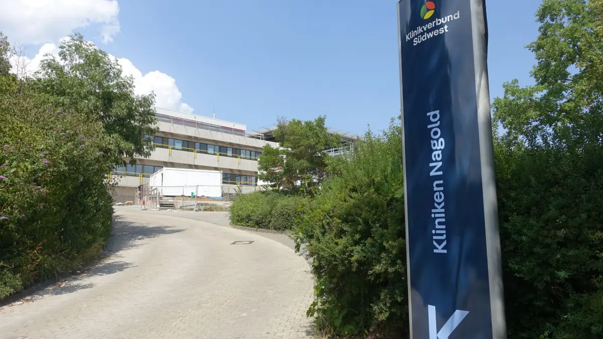 Das Krankenhaus Nagold ist noch immer eine Großbaustelle.