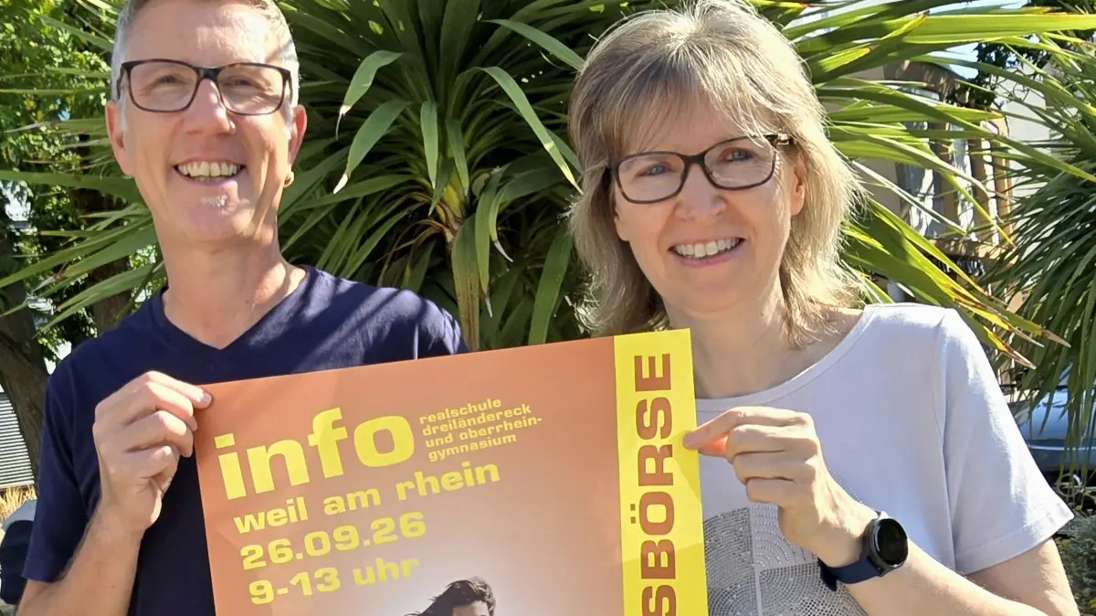 Sie organisieren wieder die Ausbildungsbörse der Stadt: Personalleiter Christoph Braun und Andrea Steinebrunner, bei der alle Fäden zusammenlaufen.