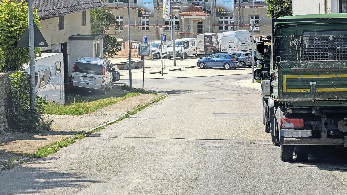 Die Planung zur Sanierung der Steigstraße in Brigachtal in drei Abschnitten wurde dem Gemeinderat vorgestellt, hier ein Blick in die Steigstraße, in Richtung Bondelstraße.