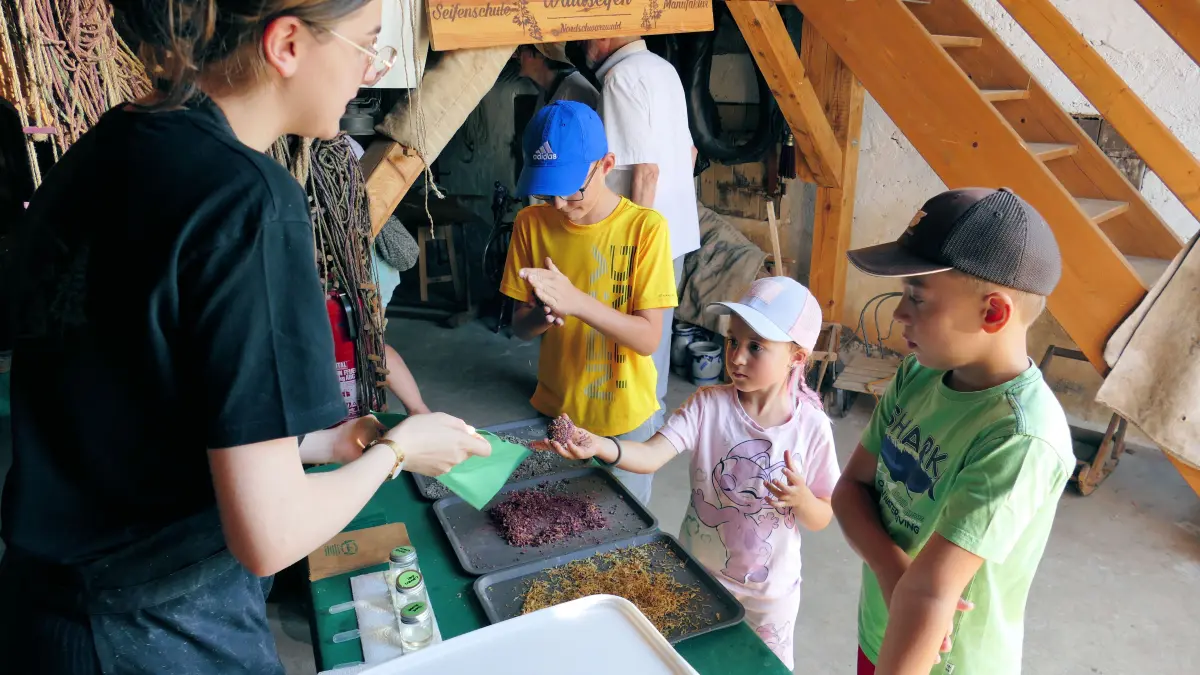 Für die Kinder war die Seifenherstellung beim Aktionstag in Beihingen eine ganz neue und interessante Sache.