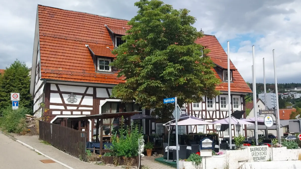 Ob die Tailfinger Bauerscheuer künftig weiter griechische Küche anbietet, ist noch unklar.