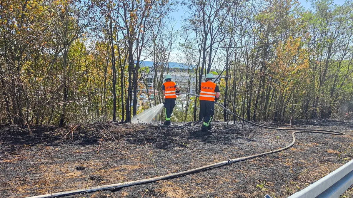 Die Feuerwehr konnte den Brand zügig löschen