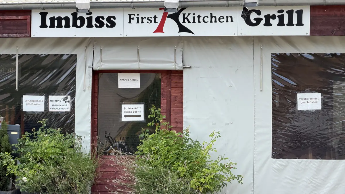 Der Imbiss bei der Netto-Baustelle in Dobel ist geschlossen.