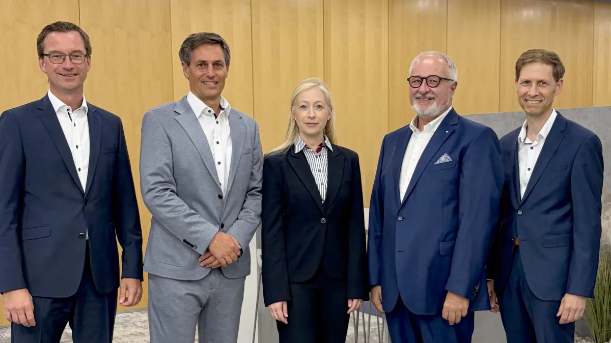 Von links: Rainer Fader, Clemens Knoblauch, Carmen Wedam, Werner Müller und David Winterhalder