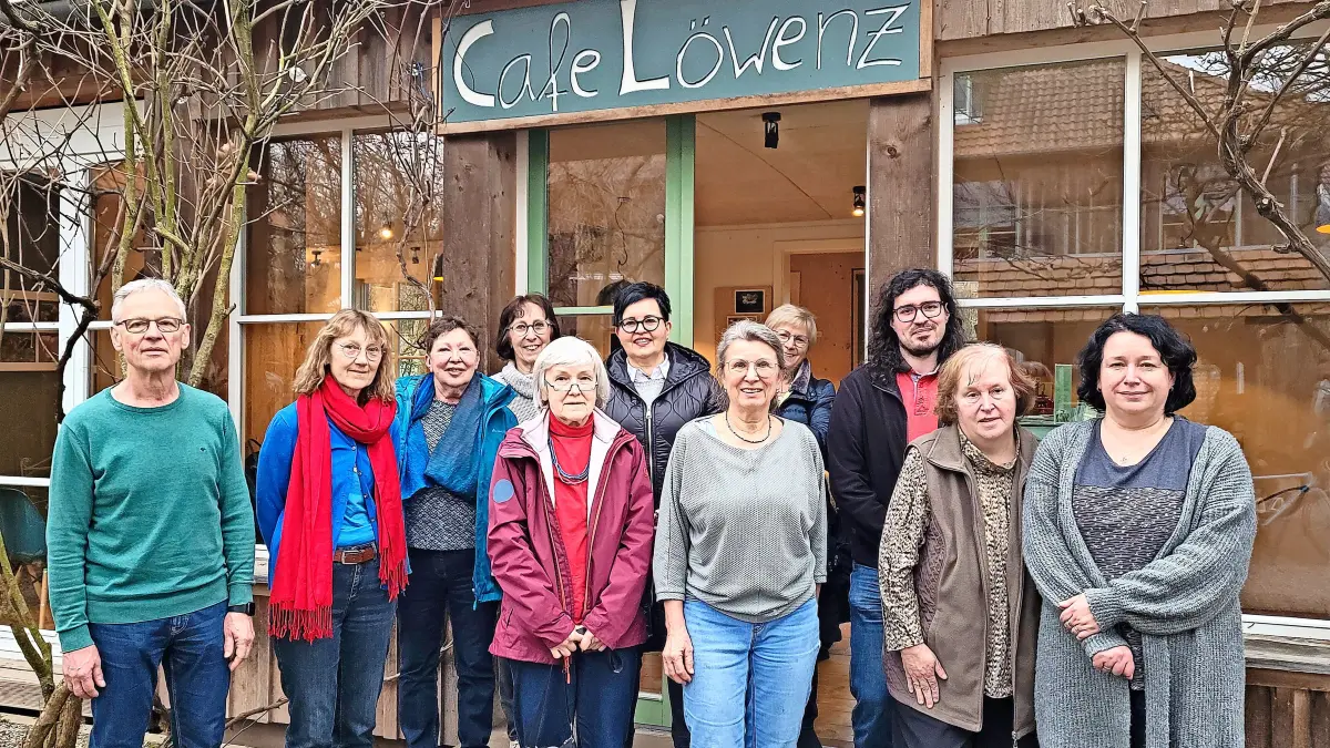 Die aktiven Lese- und Lernpaten trafen sich in diesem Frühjahr im Café Löwenz in Ettenheimweiler.