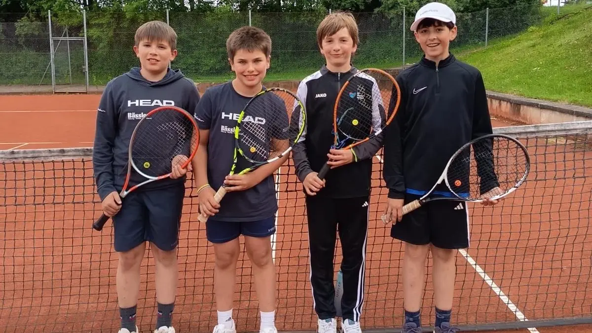 Die Junioren des TC Baiersbronn haben in der U12 die Bezirksstaffel-Meisterschaft gewonnen.