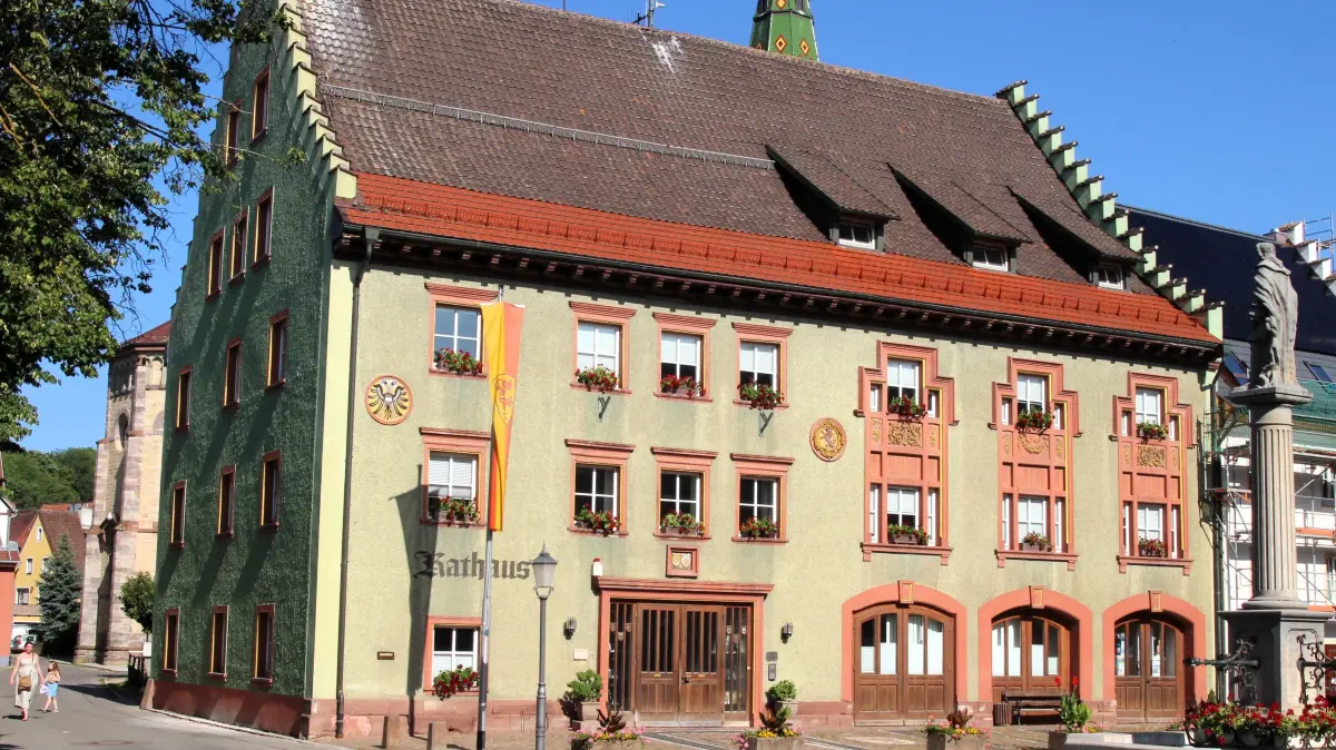 Mitte 2028 sollen die Umbauarbeiten im Bräunlinger Rathaus beginnen.