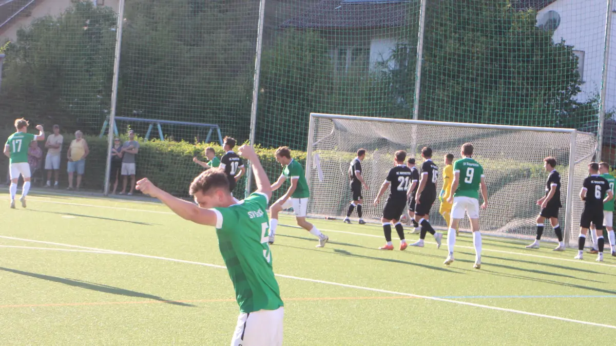 Jubel beim SV Schapbach: Hier fällt der 1:1-Ausgleich gegen den SC Hofstetten.