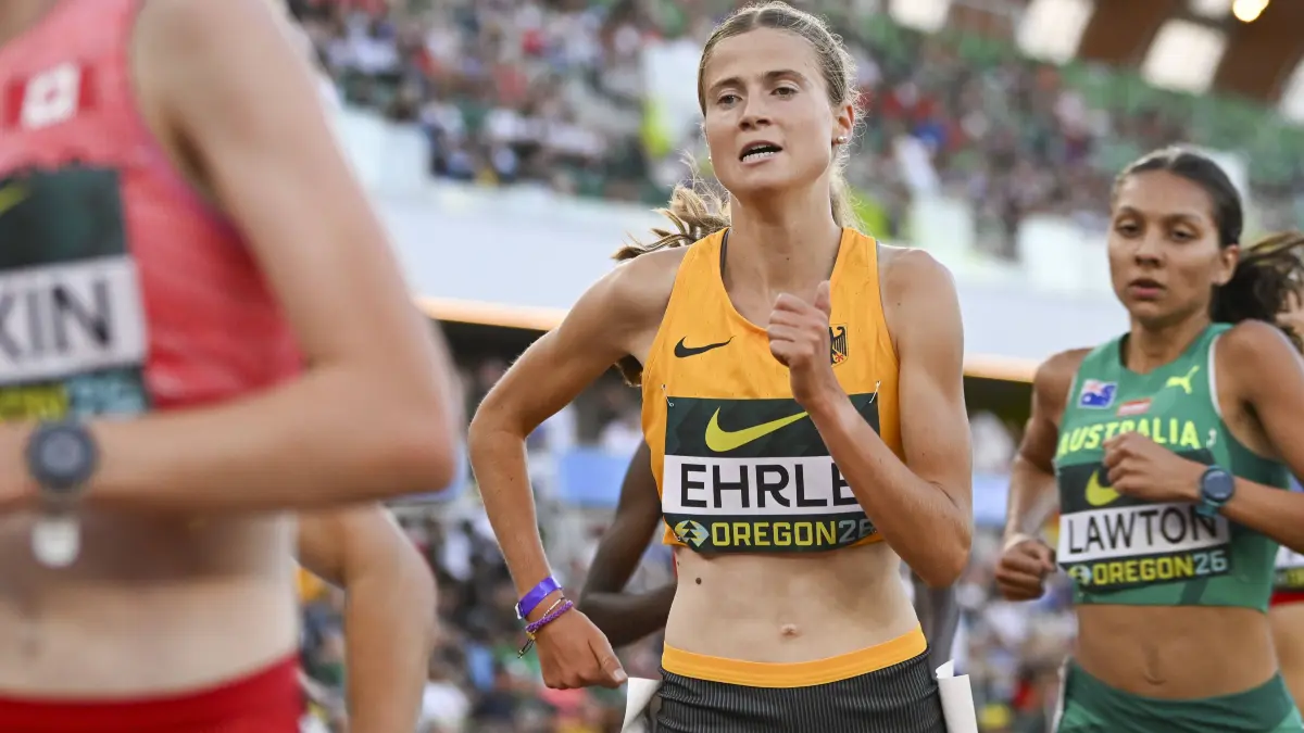 World Athletics U20 Championships Oregon 2026: World Athletics U20 Championships Oregon 2026 EUGENE, UNITED STATES OF AMERICA - AUGUST 9, 2026 : Julia Ehrle GER competing during the World Athletics U20 Championships Oregon 2026 at Hayward Field on August 9, 2026 in Eugene, United States Of America. *** World Athletics U20 Championships Oregon 2026 EUGENE, UNITED STATES OF AMERICA AUGUST 9, 2026 Julia Ehrle GER competing during the World Athletics U20 Championships Oregon 2026 at Hayward Field on August 9, 2026, in Eugene, United States of America Copyright: xBEAUTIFULxSPORTS/DecaxText&Bildx