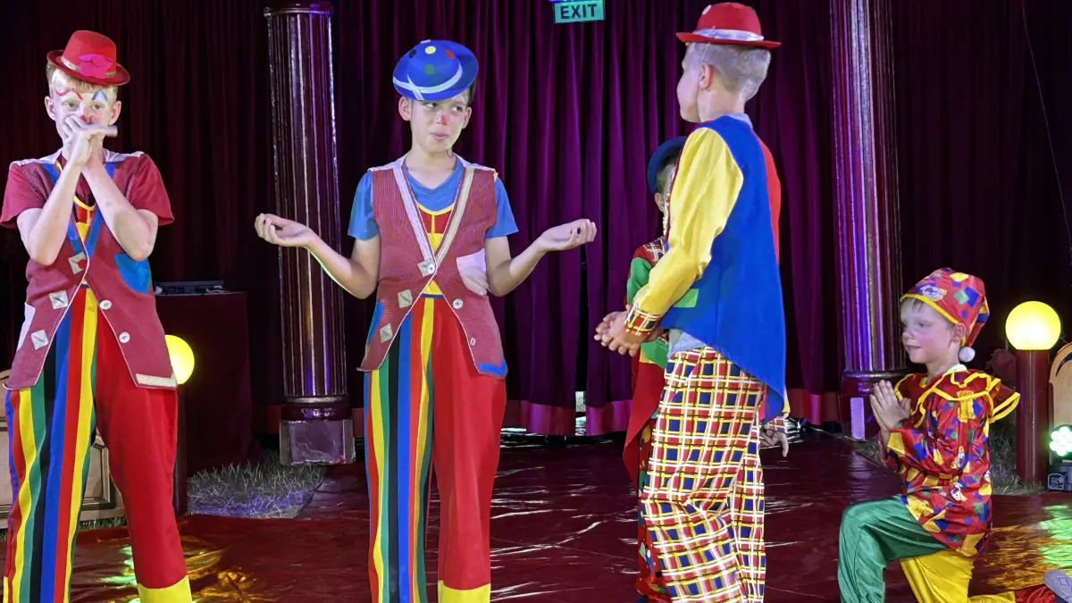 Clowns in Aktion