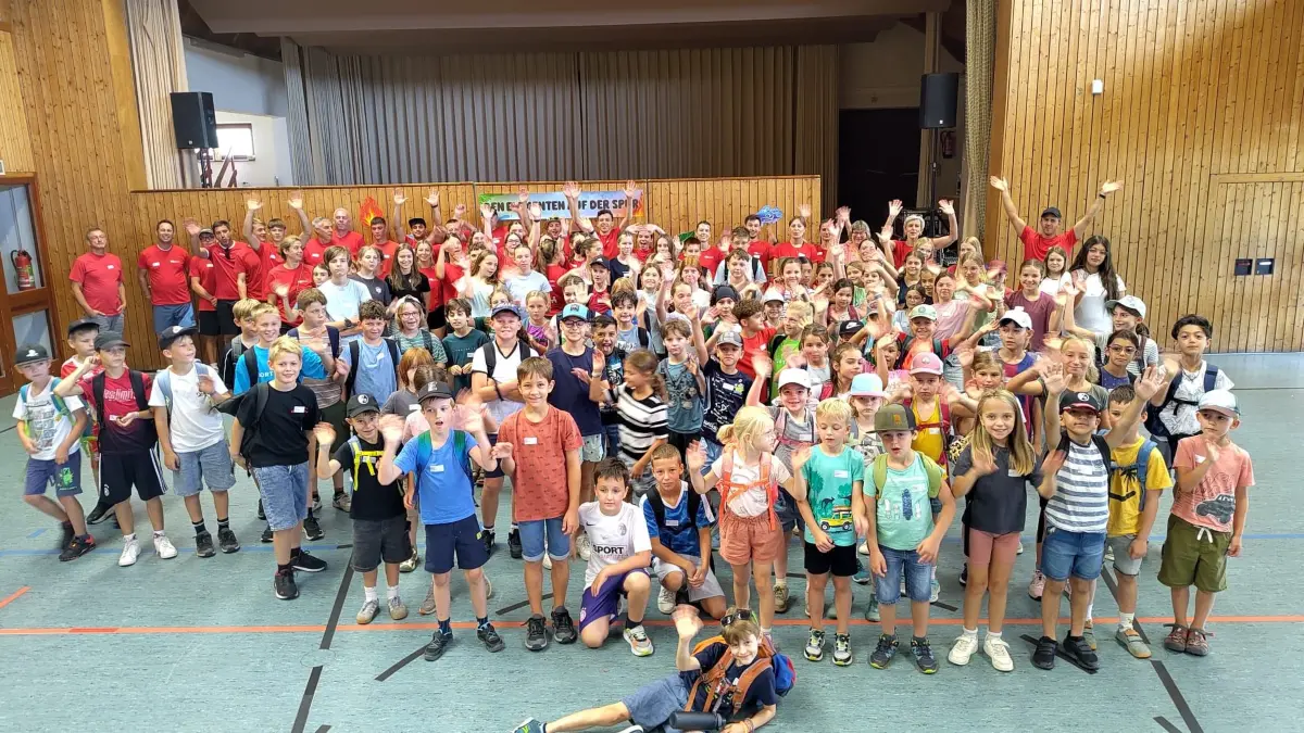 Die Kinder und ihre Begleiter erlebten bei der DJK-Freizeitwoche fünf Tage voller Abwechslung.