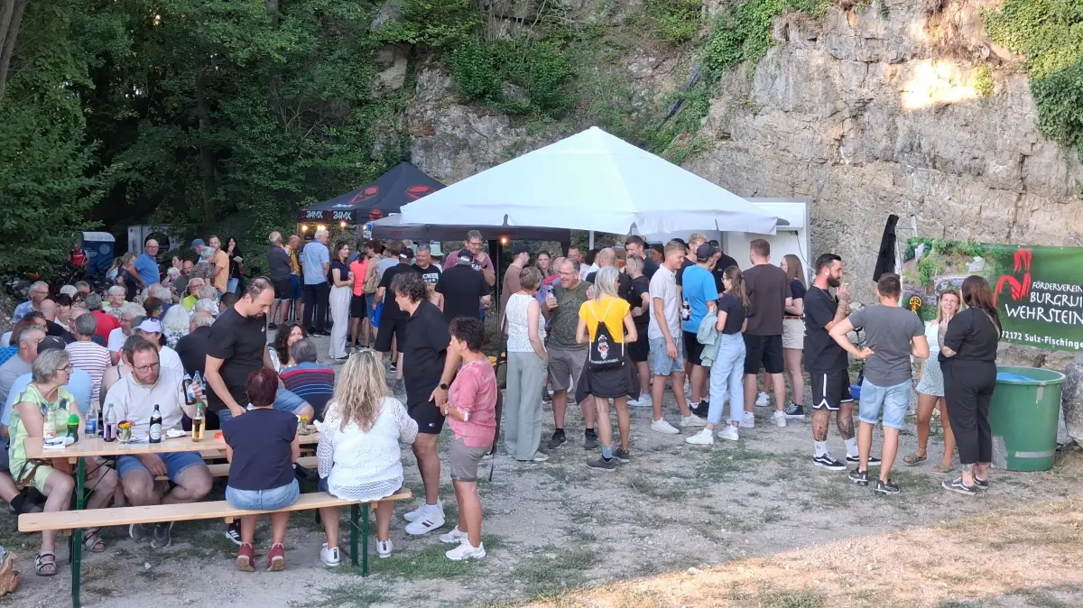 Der "Sundowner" auf der Burgruine Wehrstein in Fischingen (Sulz) wird im August 2026 zum stimmungsvollen Event.
