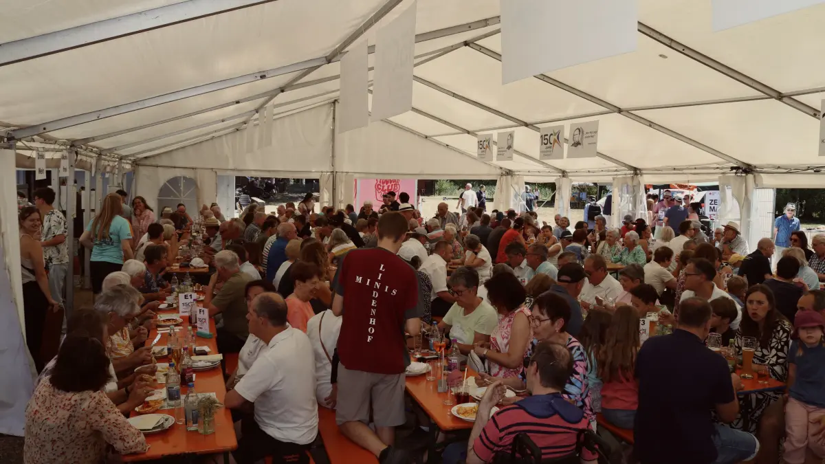 Und auch das Essen und Trinken kommt nicht zu kurz.
