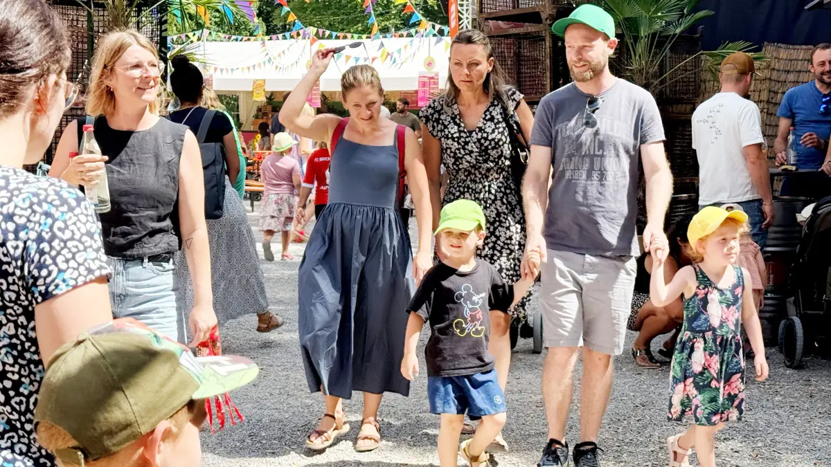 Beim Sparkassenfamiliensonntag war einiges los.