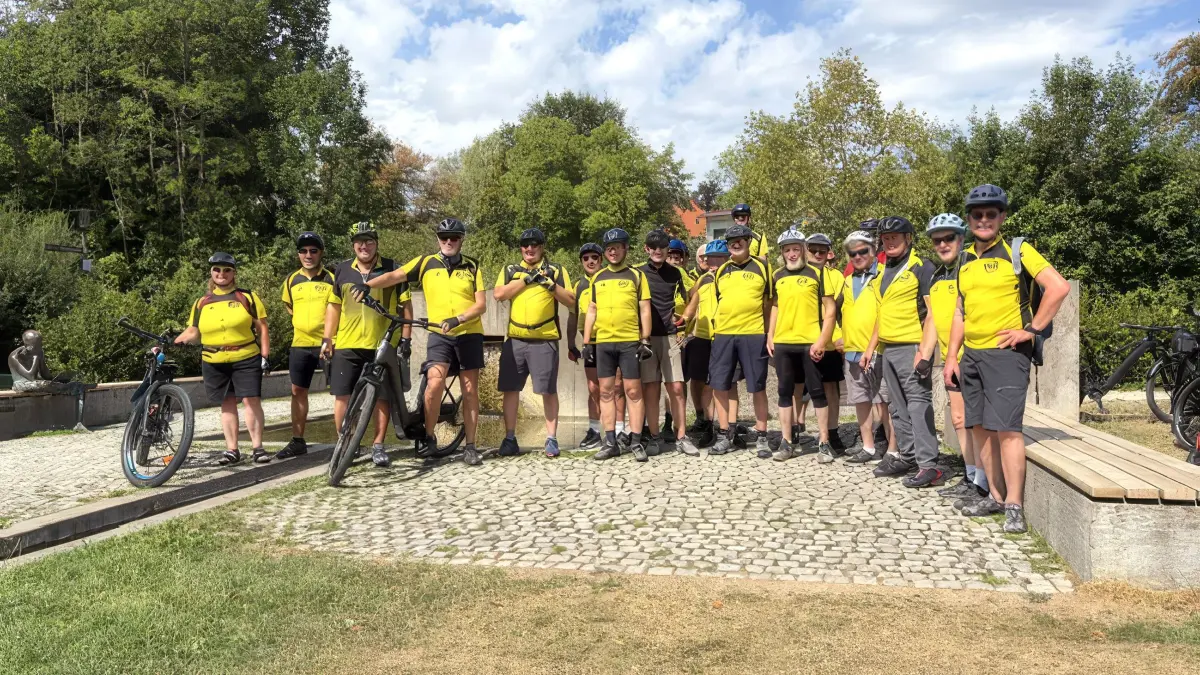 Die Radsportgruppe des SV Zimmern