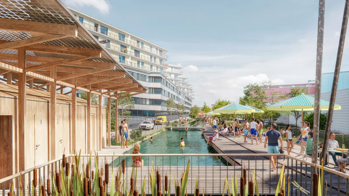 Der Gleispool soll das längste Naturbad der Schweiz werden