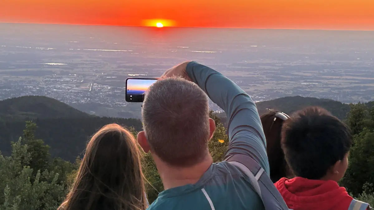 Impressionen vom Sonnenuntergang