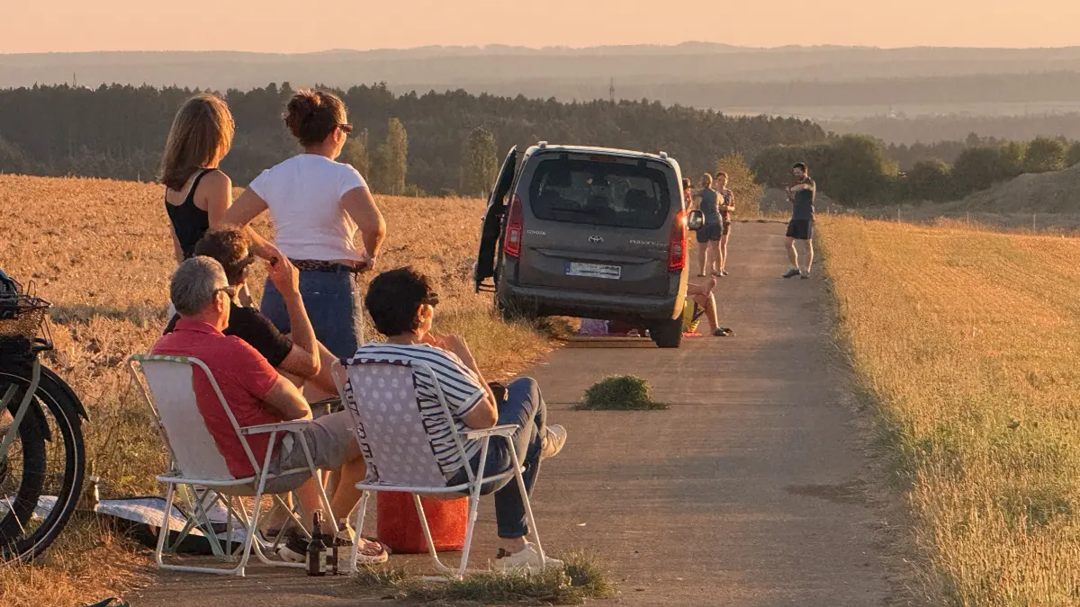 Die Sonnenfinsternis wurde im Zimmern zum tollen Gemeinschaftserlebnis.